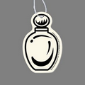 Paper Air Freshener Tag - Perfume Bottle (Oval)